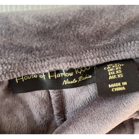 house of harlow 1960 Velour Jogging Pants XS - Picture 4 of 4